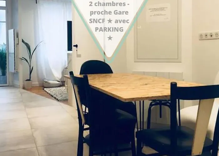 Lägenhet 2 - Proche Gare Sncf Avec Parking *